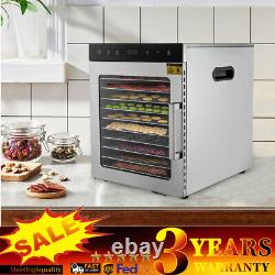 10 Tiers Dehydrators For Food Freeze Dryer Machine For Home Food Stainless Steel