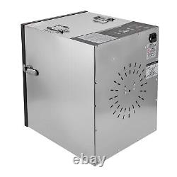 12-Tray Food Dehydrator Stainless Steel Meat Fruit/Vegetable Jerky Dryer Machine