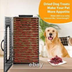 1500W 20 Tray Food Dehydrator Stainless Steel Adjustable Fruit Dryer with Timer