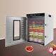 16-Tray Commercial Countertop Electric Food Dehydrator Fruit Meet Dryer Machine
