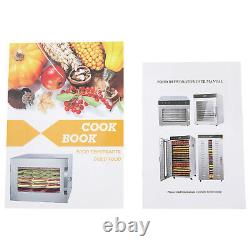 16-Tray Commercial Countertop Electric Food Dehydrator Fruit Meet Dryer Machine