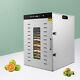 16 Tray Commercial Food Dehydrator Fruit Meat Jerky Dryer Stainless Steel 1350W