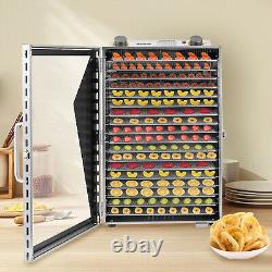 18 Tray Food Dehydrator Stainless Steel Meat Fruit Jerky Vegetable Dryer Machine