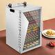 18 Tray Food Dehydrator Stainless Steel Meat Fruit Vegetable Jerky Dryer Machine