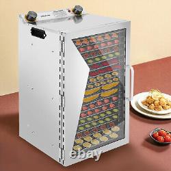 18 Trays Dryer Commercial Food Dehydrators 600W Stainless Steel Drying MachineUS