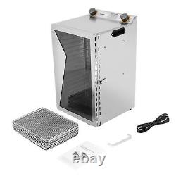 18 Trays Food Dehydrator Machine 304 Stainless Steel Adjustable Temp + Timer
