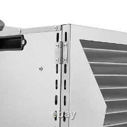 18 Trays Food Dehydrator Machine 304 Stainless Steel Adjustable Temp & Timer NEW