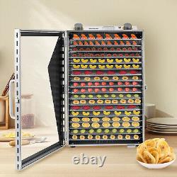 18 Trays Food Dehydrator Machine Stainless Steel 86? To 194? Beef Vegetable 600W