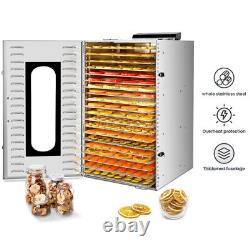 20 Trays Food Dehydrator Commercial Dehydrators Dryer for Fruit, Meat, Beef, Jerky