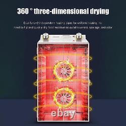400W Commercial 8 Tray Stainless Steel Food Dehydrator Fruit Meat Jerky Dryer