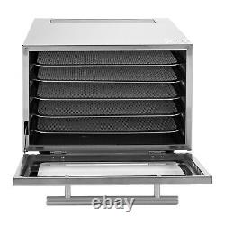 5 Trays Commercial Food Dehydrator Electric Stainless Steel Fruit Drying Machine