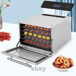 5 Trays Commercial Food Dehydrator Electric Stainless Steel Fruit Drying Machine