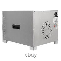 6 Tray Commercial Food Dehydrator Stainless Steel Fruits Meat Jerky Dryer 700W