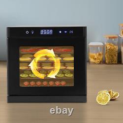 700W Stainless Steel Dehydrator Food Dehydrator With Recipes LED Display 35-75°C