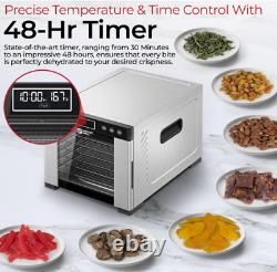 7 Stainless Steel Trays, Dryer, Keep Warm Function, Digital Timer, FREE SHIPPING