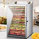 Clear Door with Lock 18 Trays Food Dehydrator Machine 304 Stainless Steel