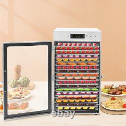 Commercial Dehydrator 18 Stainless Steel Trays Fruit Vegetable Food Dry Machine