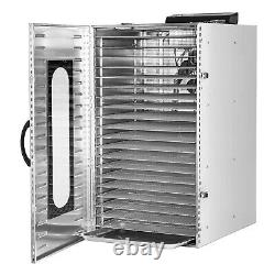 Commercial Dehydrator Machine 20-Tray Food Dehydrator for Jerky Fruit Meat Herbs