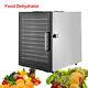 Commercial Food Dehydrator 12 Tray Stainless Steel Fruit Meat Jerky Dryer Timer