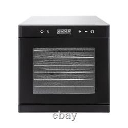 Commercial Food Dehydrator 8 Stainless Steel Trays Fruit Meat Dryer with Timer