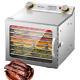 Commercial Food Dehydrator 8 Trays 400W Fruit Meat Jerky Dryer Stainless Steel