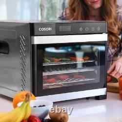 Cosori Premium Stainless Steel Food Dehydrator with Bonus Mesh Screens & Fruit R