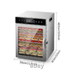 Dehydrator Machine 12 Trays Stainless Steel Commercial Food Dehydrated Machine