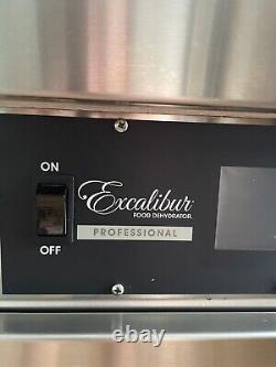 Excalibur 2 Zone Commercial Dehydrator 42 Trays Stainless Steel