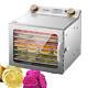 Food Dehydrator Stainless Steel Large Capacity Jerky Dryer with 8 Trays adorable