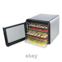 New NESCO 7-Tray Stainless Steel Digital Dehydrator With Large Viewing Window