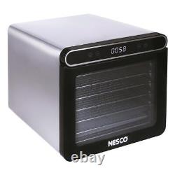 New NESCO 7-Tray Stainless Steel Digital Dehydrator With Large Viewing Window