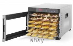 Samson Silent 6 Tray All Stainless Steel Dehydrator with Digital Controls