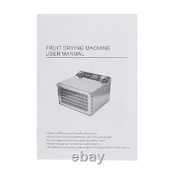 Stainless Steel Food Dehydrator Machin Fruit Dryer For Herb Meat Vegetable Fruit